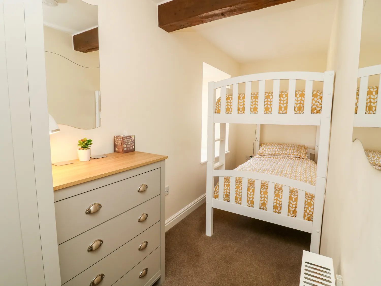 The bunk bedroom